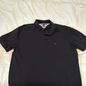 Tommy Hilfiger Regular Fit Black Polo